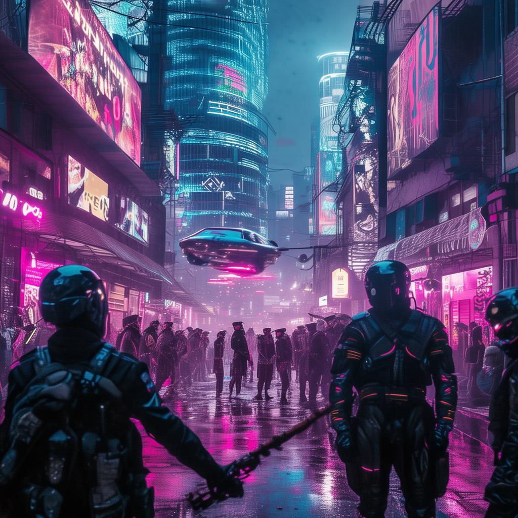 Neon Echoes: The Resonance of a Dystopian Dream