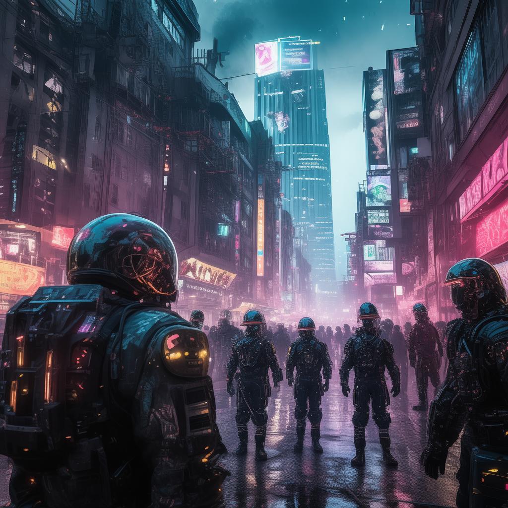 Neon's Echo: The Last Stand of the Cybernetic Avenger