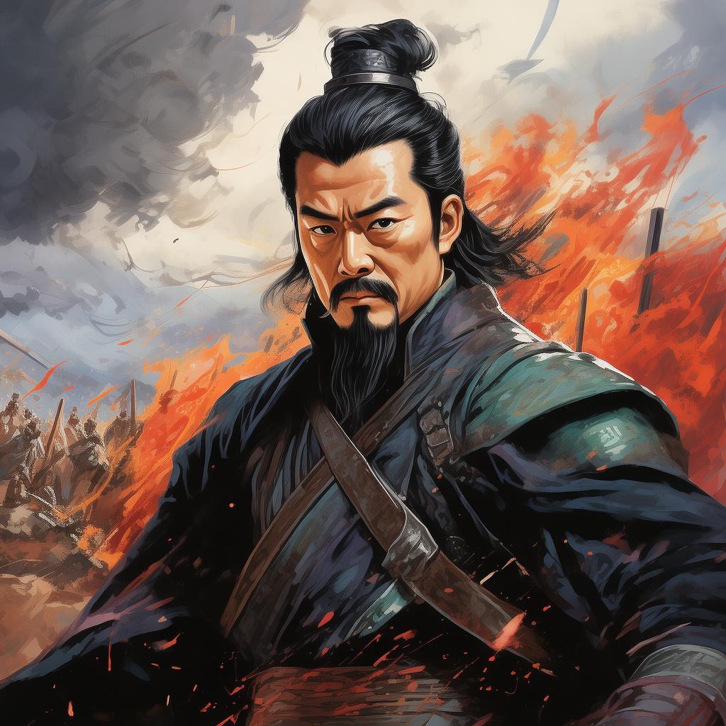 画中英雄：李白与韩信的绘画传奇