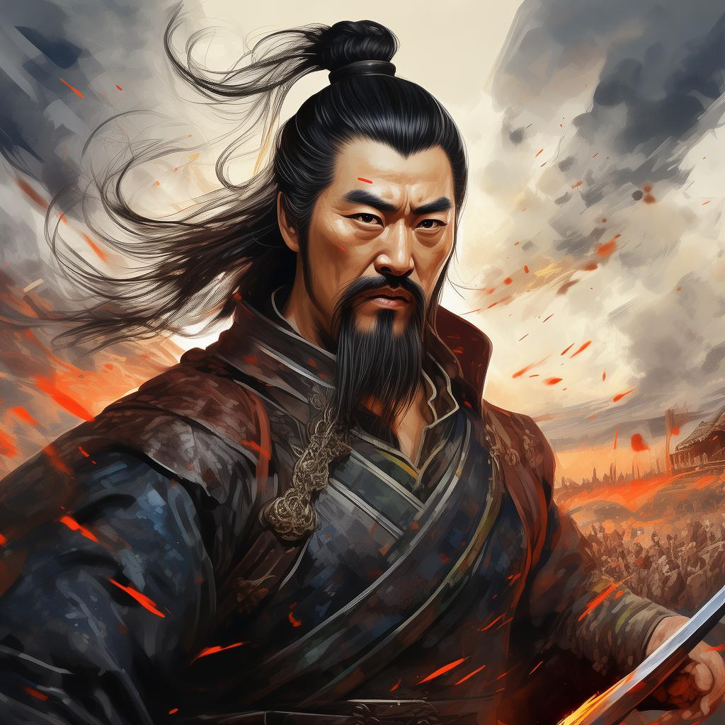 韩信李白壁纸：千年英雄的跨界相遇