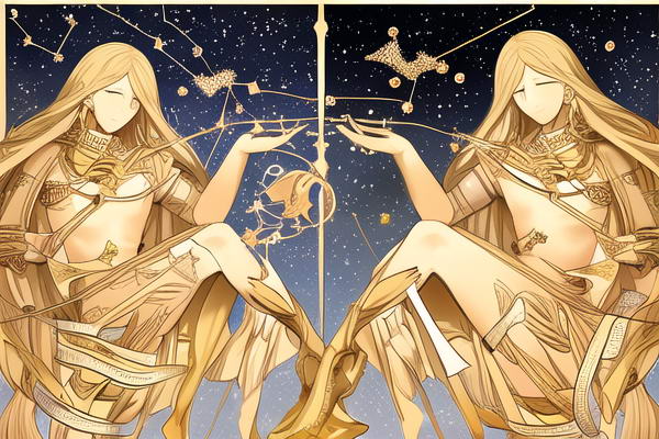 Balancing Beauty and the Cosmos Discover the Enchanting World of the Libra Anime Girl Avatar